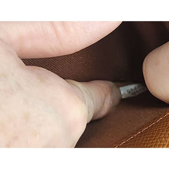 Coach BROWN Camel color Authentic Coach wallet F52715 AND CHECKBOOK COVER - Picture 16 of 16